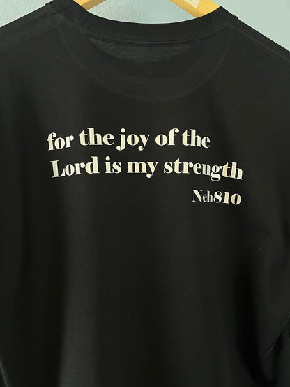 NEHEMIAH 8:10 UNISEX CVC CREWNECK T-SHIRT / SHORT SLEEVES